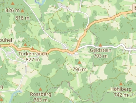Restaurant auf Karte