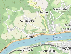 Restaurant auf Karte