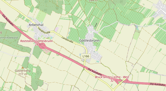 Restaurant auf Karte