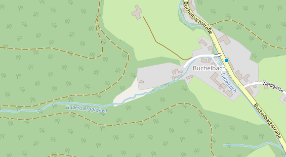 Restaurant auf Karte