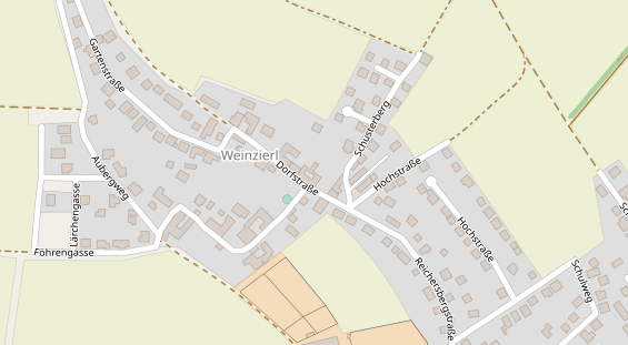 Restaurant auf Karte