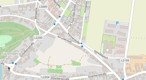 Restaurant auf Karte