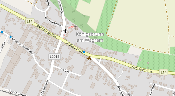 Restaurant auf Karte