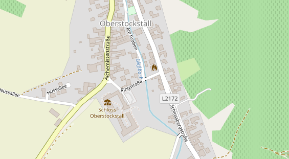 Restaurant auf Karte