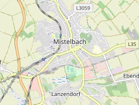 Restaurant auf Karte