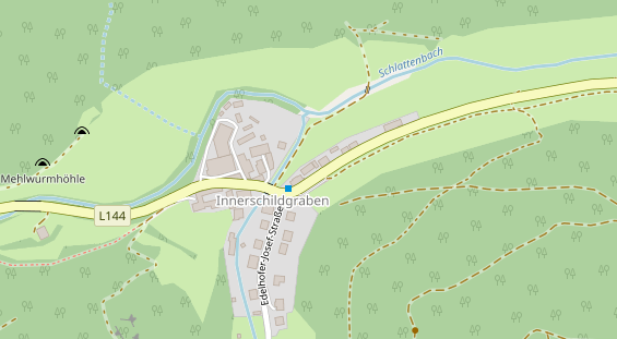 Restaurant auf Karte