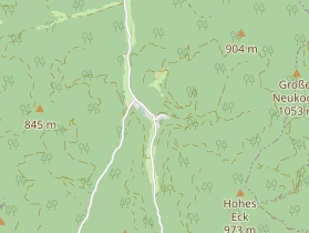 Restaurant auf Karte