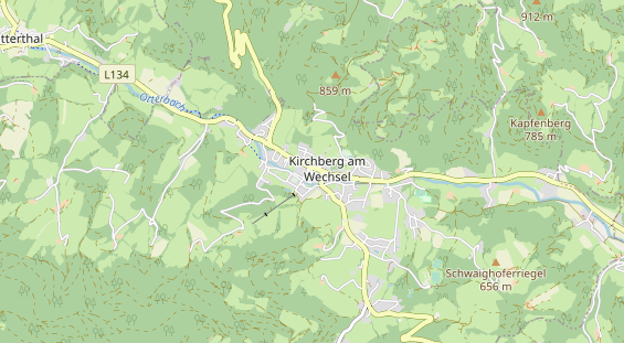 Restaurant auf Karte