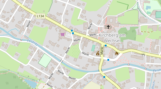 Restaurant auf Karte