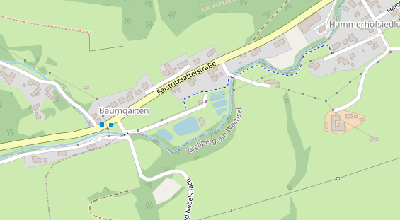 Restaurant auf Karte