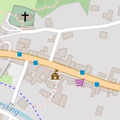 Restaurant auf Karte