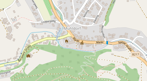 Restaurant auf Karte