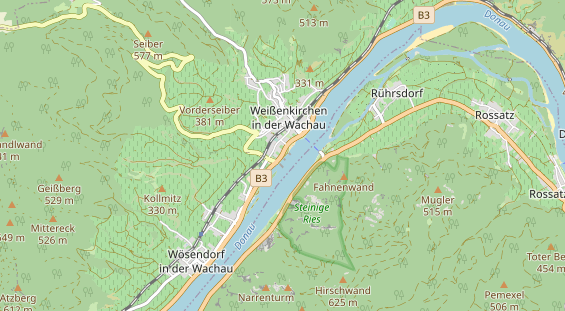 Restaurant auf Karte