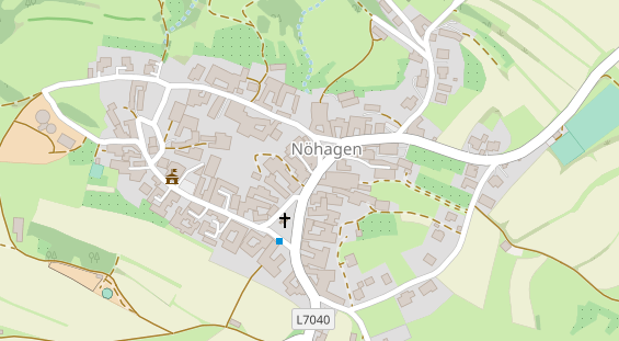 Restaurant auf Karte