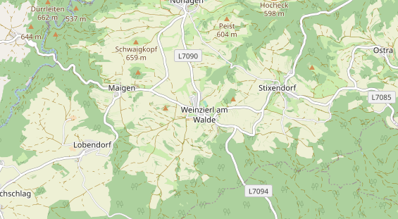 Restaurant auf Karte