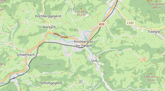 Restaurant auf Karte