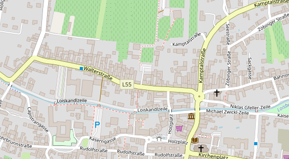 Restaurant auf Karte