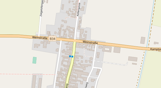 Restaurant auf Karte