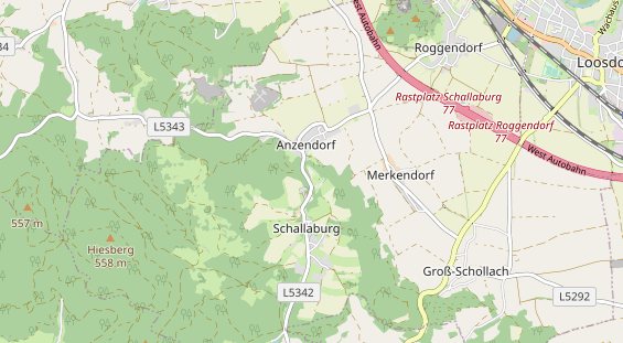 Restaurant auf Karte