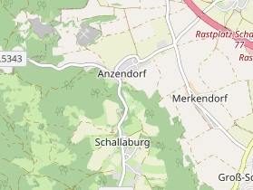 Restaurant auf Karte