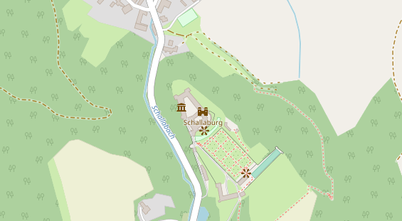 Restaurant auf Karte