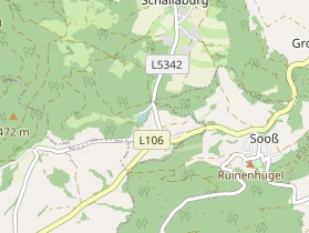 Restaurant auf Karte