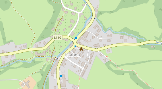 Restaurant auf Karte