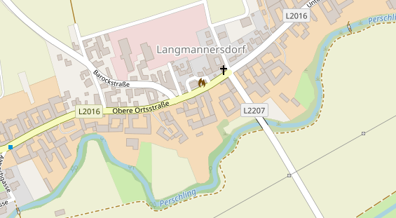 Restaurant auf Karte