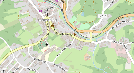 Restaurant auf Karte