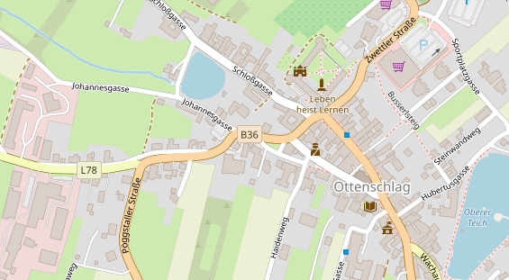 Restaurant auf Karte