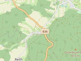 Restaurant auf Karte