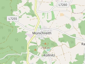 Restaurant auf Karte