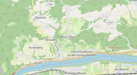 Restaurant auf Karte