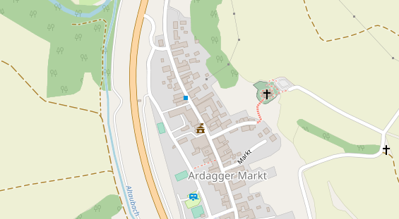 Restaurant auf Karte