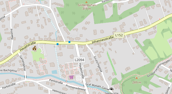 Restaurant auf Karte