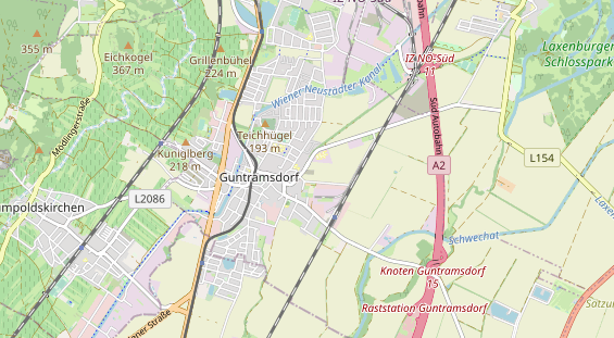 Restaurant auf Karte