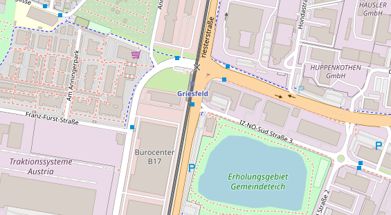 Restaurant auf Karte