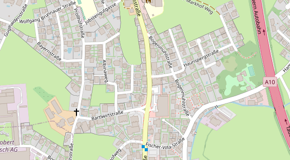 Restaurant auf Karte