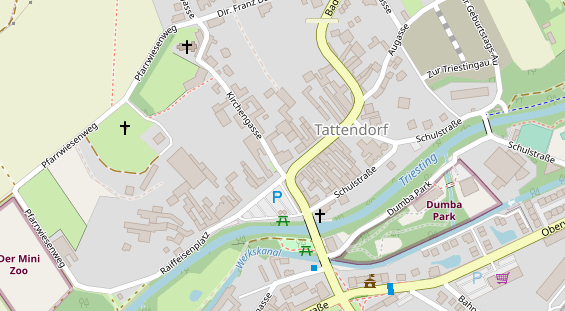 Restaurant auf Karte