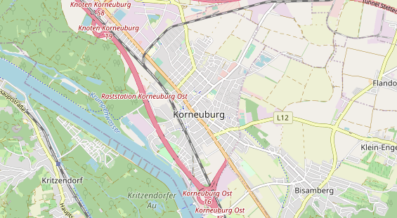 Restaurant auf Karte