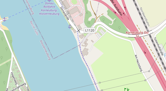 Restaurant auf Karte