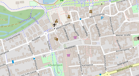 Restaurant auf Karte