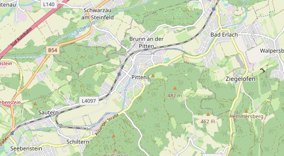 Restaurant auf Karte