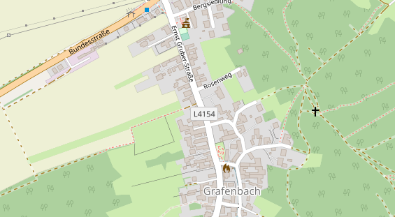 Restaurant auf Karte