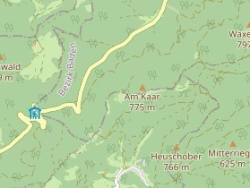 Restaurant auf Karte