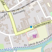 Restaurant auf Karte