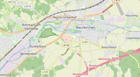 Restaurant auf Karte