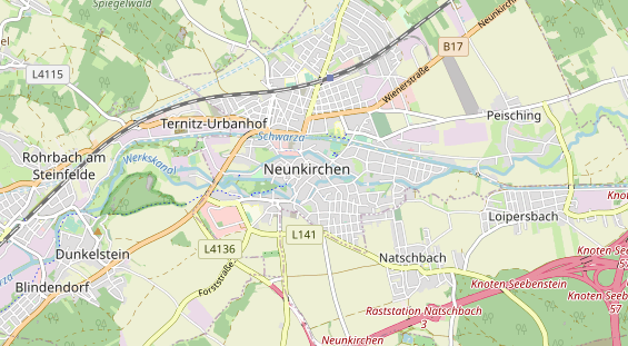 Restaurant auf Karte