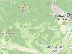 Restaurant auf Karte