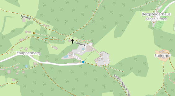 Restaurant auf Karte